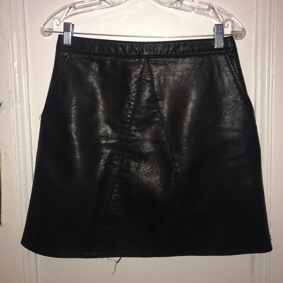 Zara Dresses & Skirts - Zara faux leather skirt.
